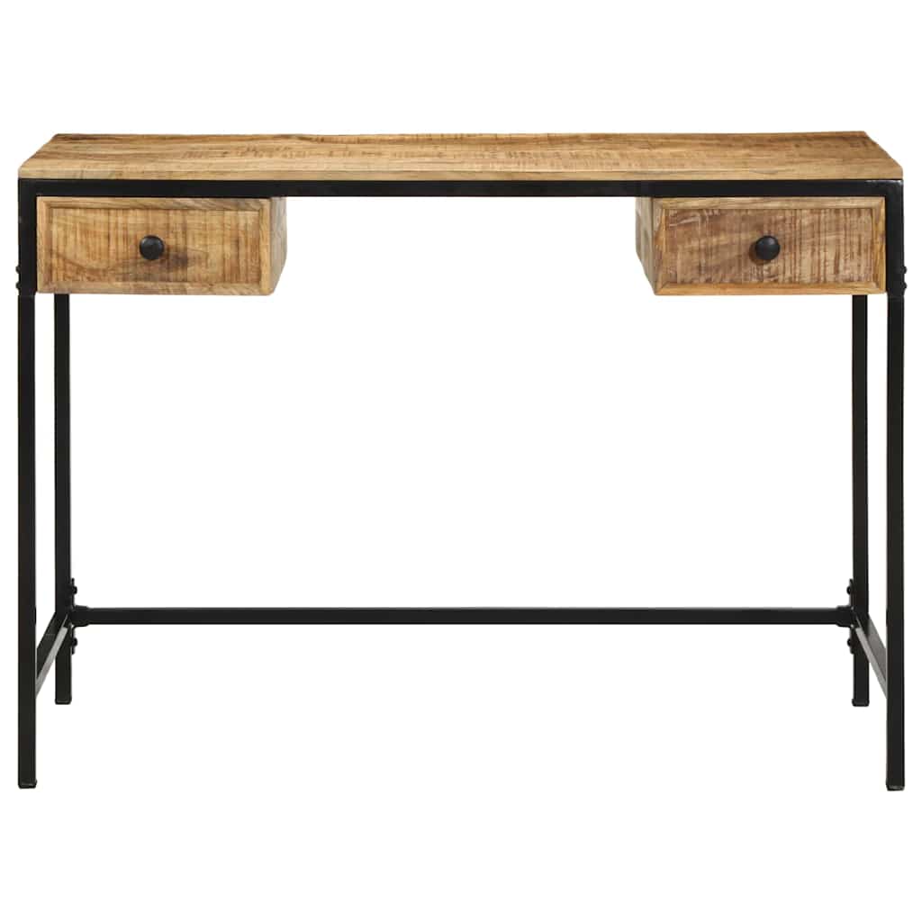 Skrivebord Brun 105 x 50 x 75 cm Massiv mango træ og metal
