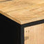 Natskab 2 stk. Brun og sort 40 x 35 x 50 cm Massivt mangotræ