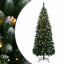kunstigt juletræ med 300 LED-lys 180 cm