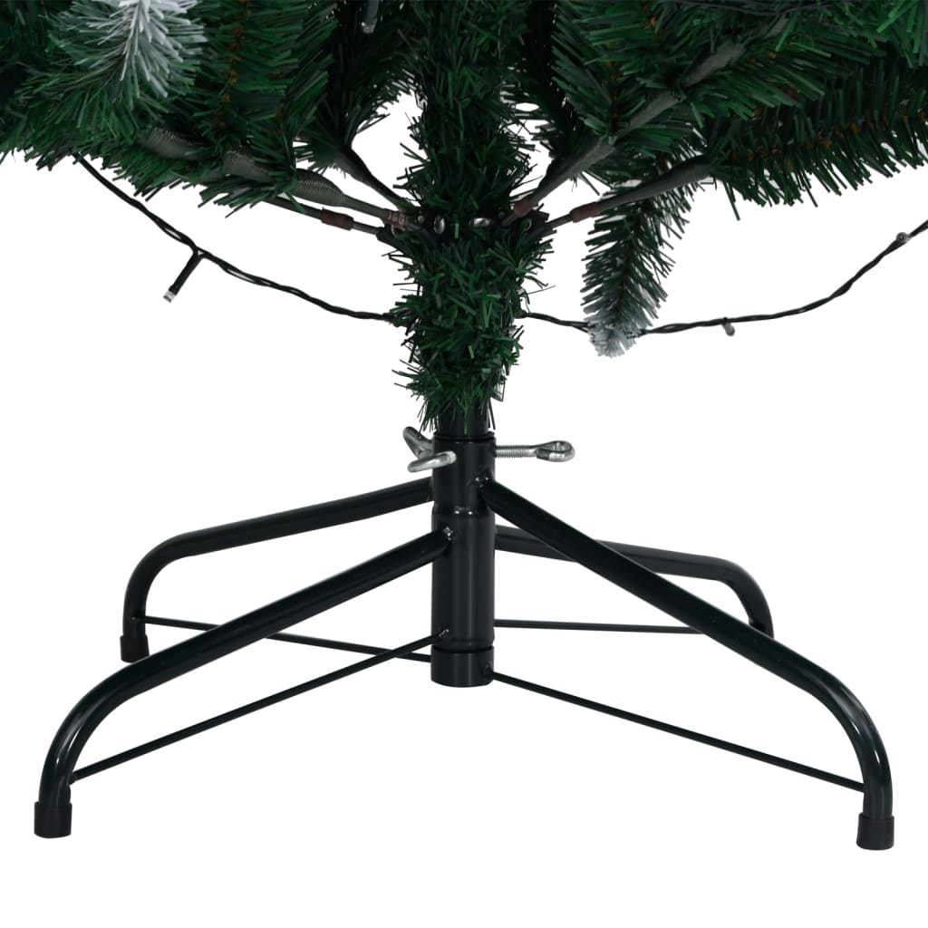kunstigt juletræ med 300 LED-lys 180 cm