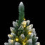 kunstigt juletræ med 300 LED-lys 210 cm