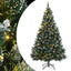 kunstigt juletræ med 300 LED-lys 180 cm