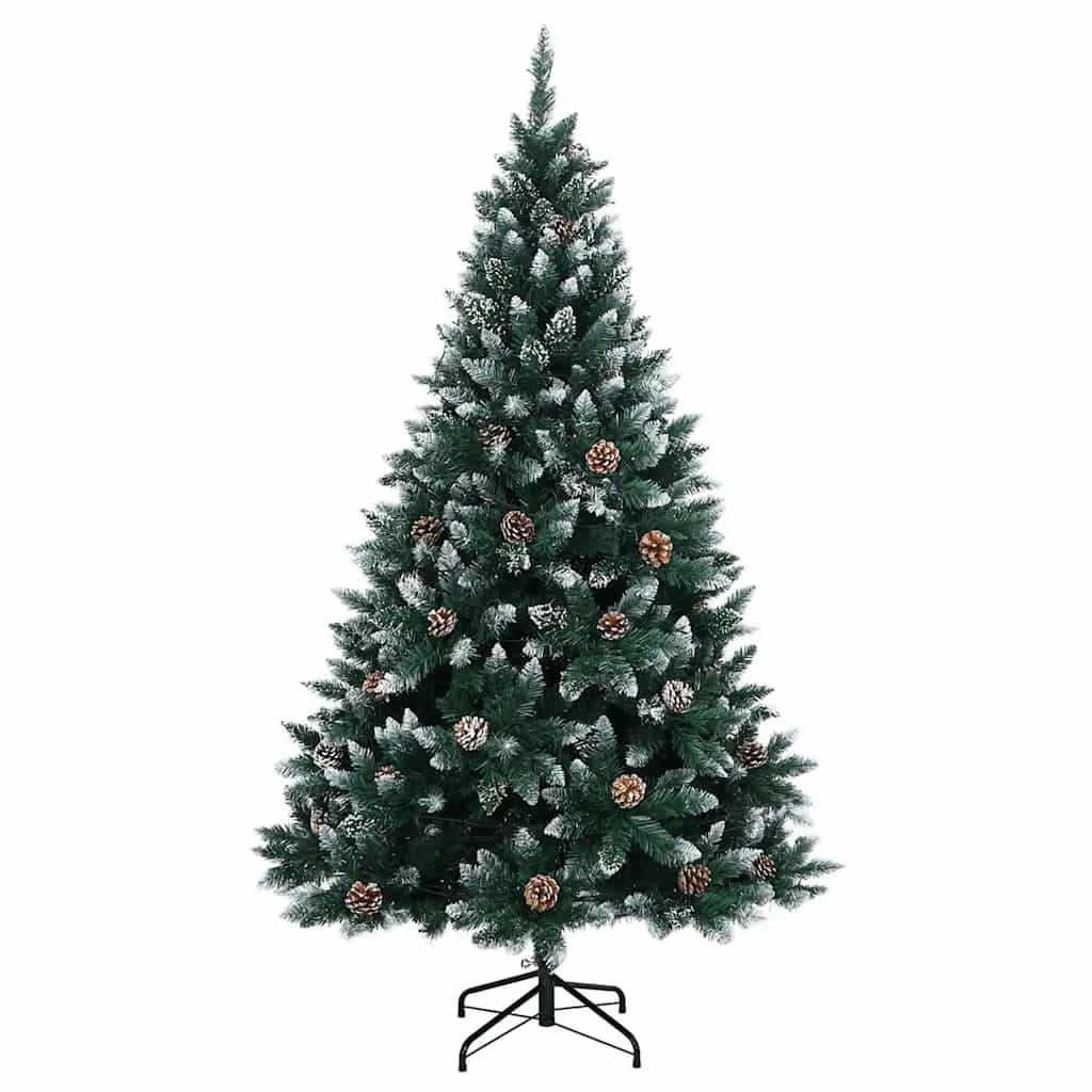 kunstigt juletræ med 300 LED-lys 180 cm