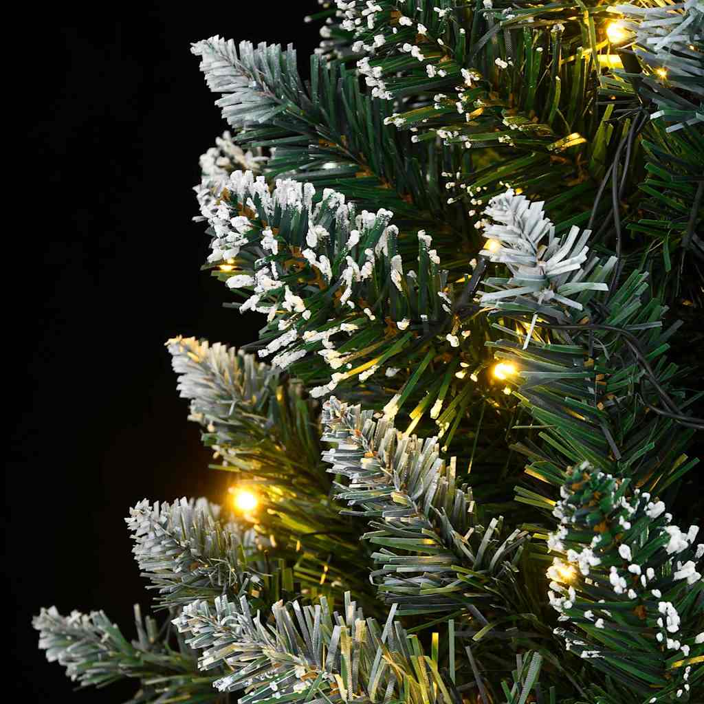 kunstigt juletræ med 300 LED-lys 180 cm