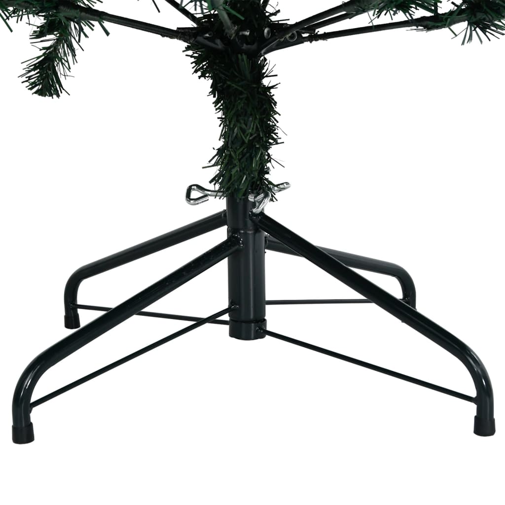 kunstigt juletræ med 300 LED-lys 210 cm