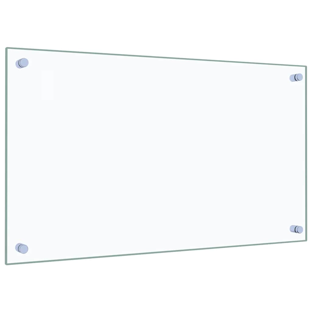 stænkplader 2 stk. 70x40 cm hærdet glas gennemsigtig