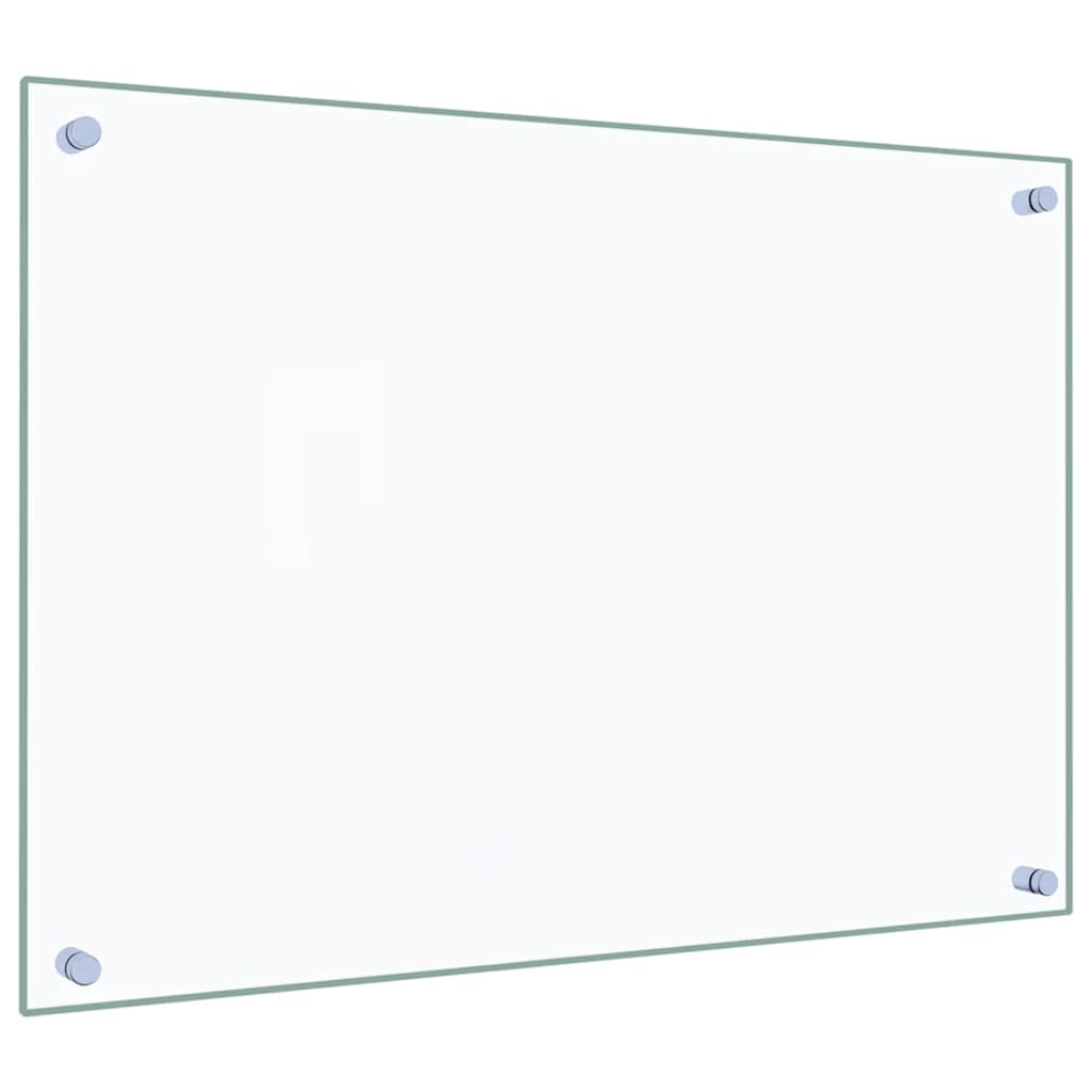 stænkplader 2 stk. 70x50 cm hærdet glas gennemsigtig