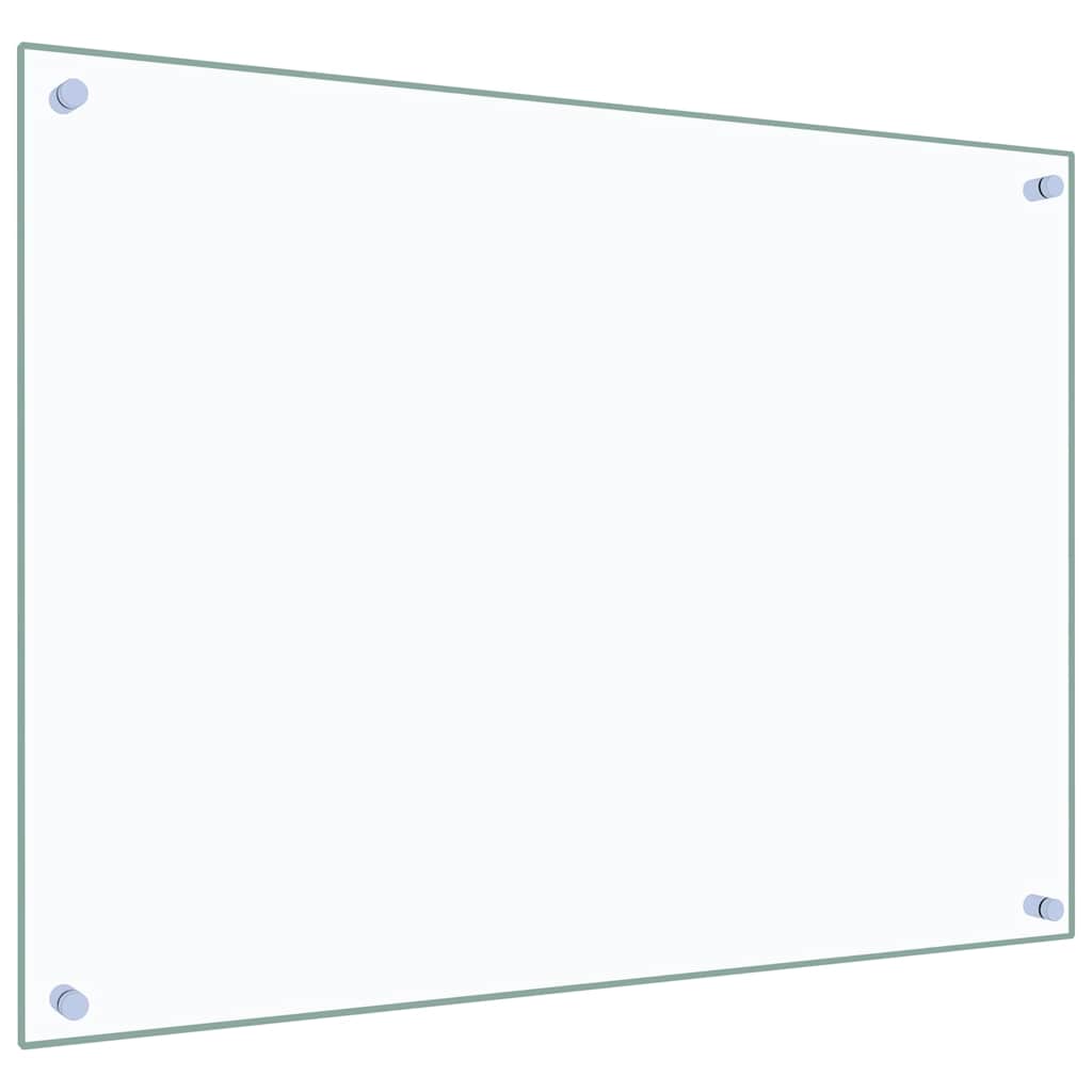 stænkplader 2 stk. 80x60 cm hærdet glas gennemsigtig