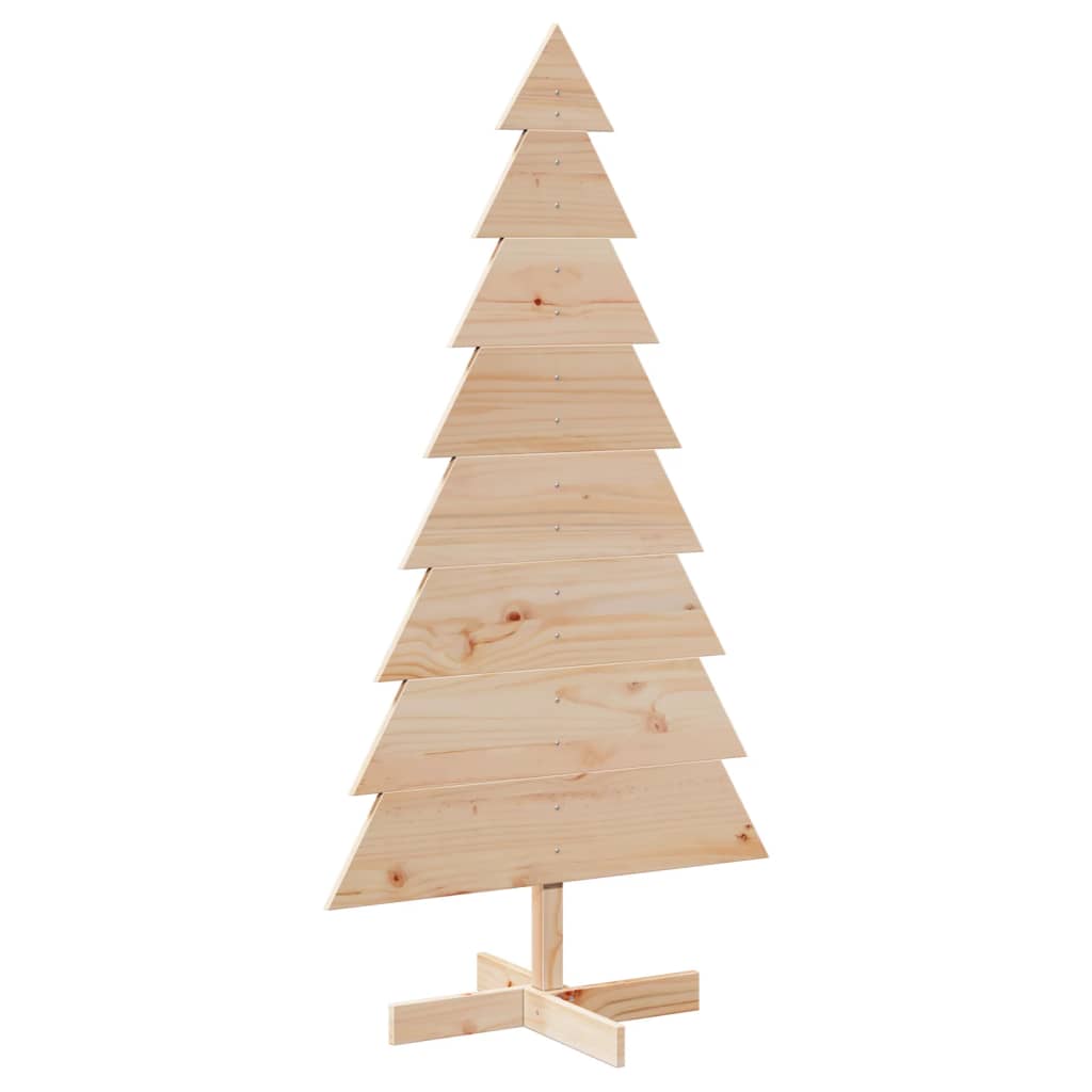 dekorativt juletræ 150 cm massivt fyrretræ
