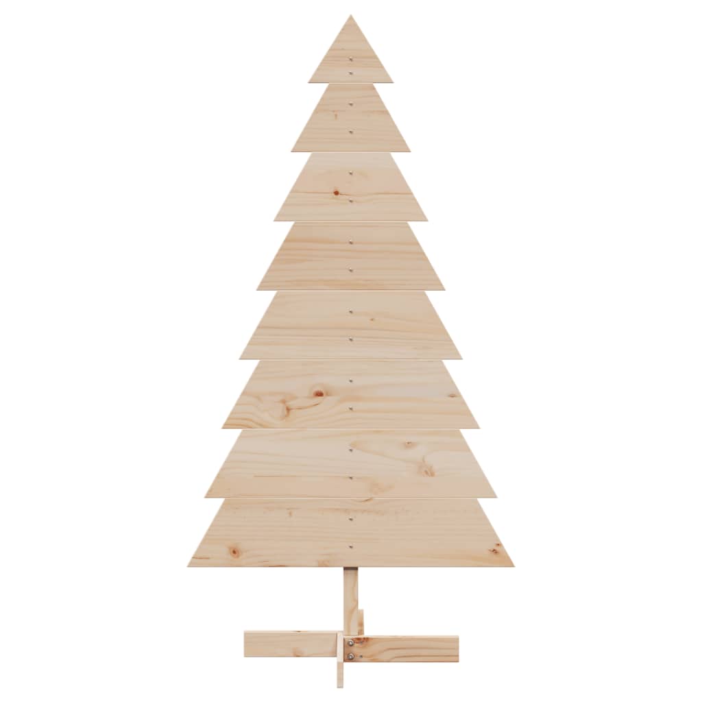 dekorativt juletræ 150 cm massivt fyrretræ