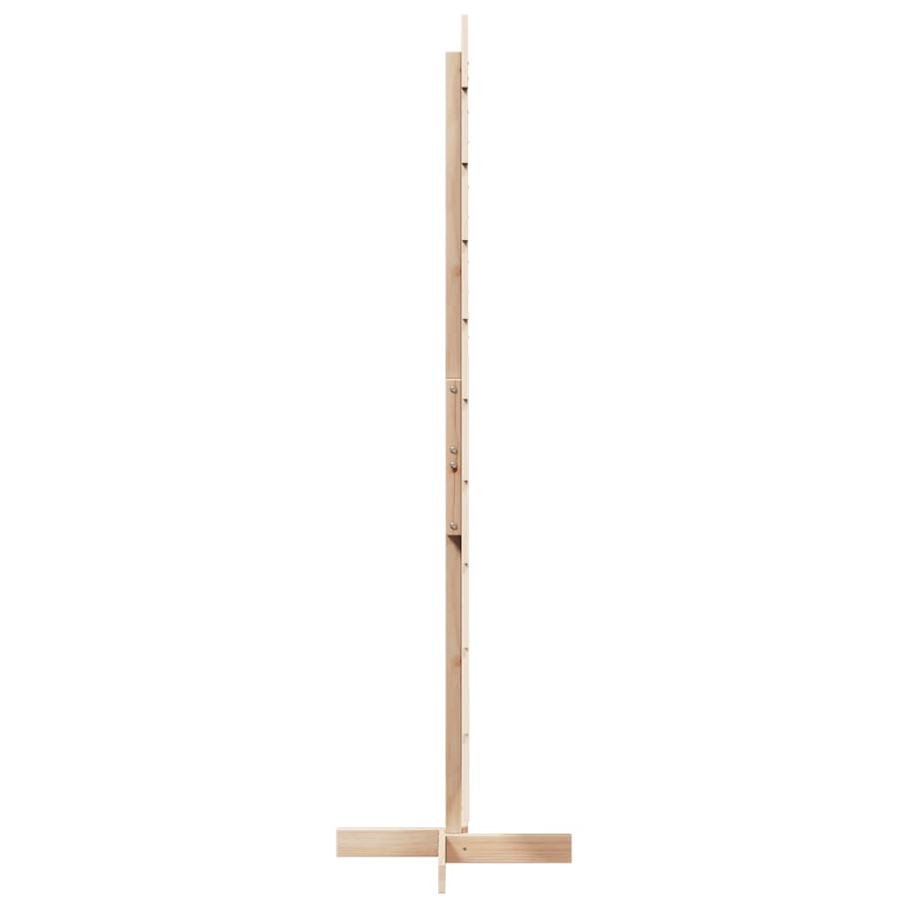 dekorativt juletræ 180 cm massivt fyrretræ