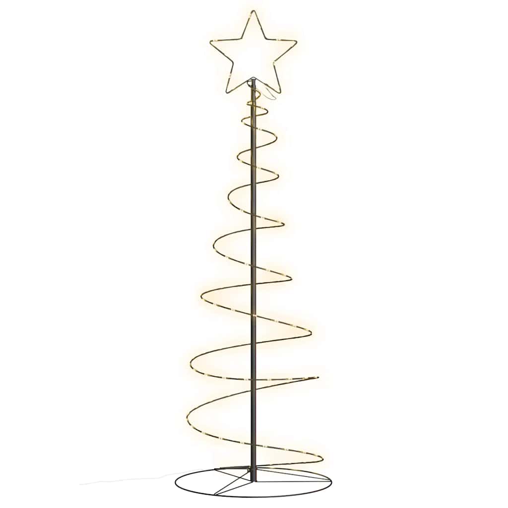 LED-juletræ 100 LED'er 150 cm varmt hvidt lys