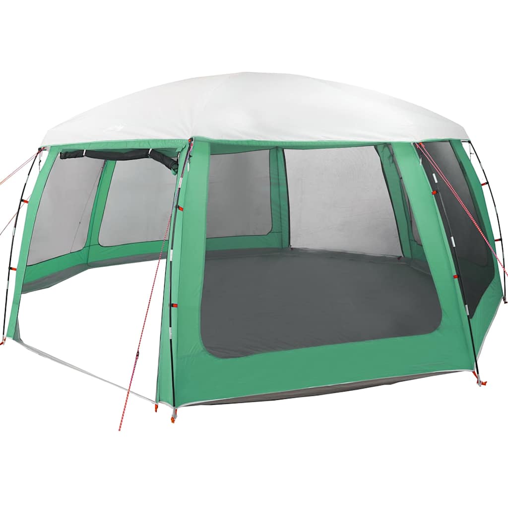 pooltelt med aftagelig flue og netvægge 690x690 cm havgrøn