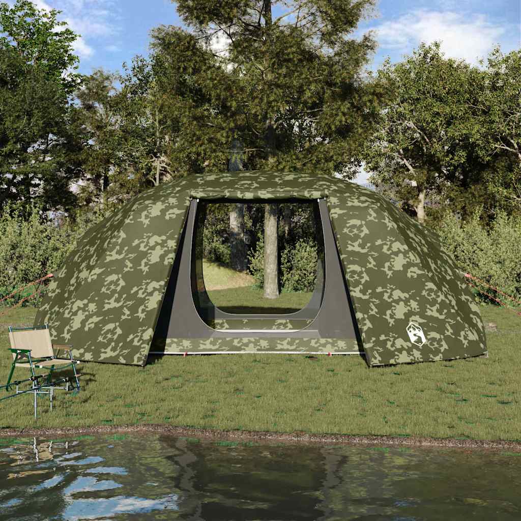 Fisketelt Camouflage 514 x 465 x 187 cm Polyester og Fiberglass