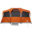 Familietelt med tag Orange og Orange 435 x 255 x 216 cm