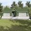 Familietelt Grøn og beige 622 x 295 x 238 cm Polyester og Stål