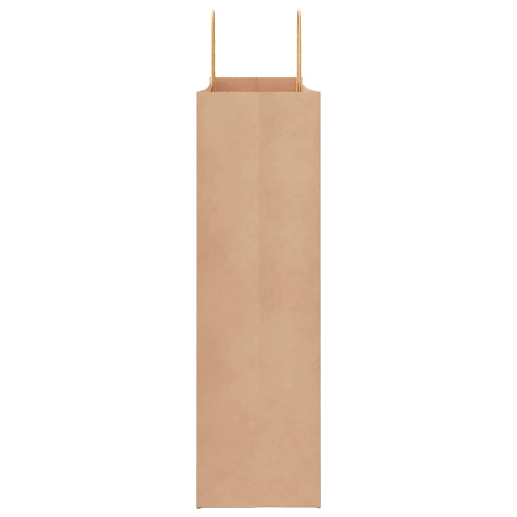 papirposer 250 stk. med håndtag 54x15x49 cm brun