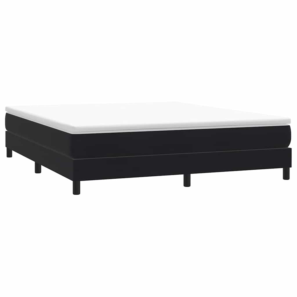 kontinentalseng uden madras 180x220 cm fløjl sort