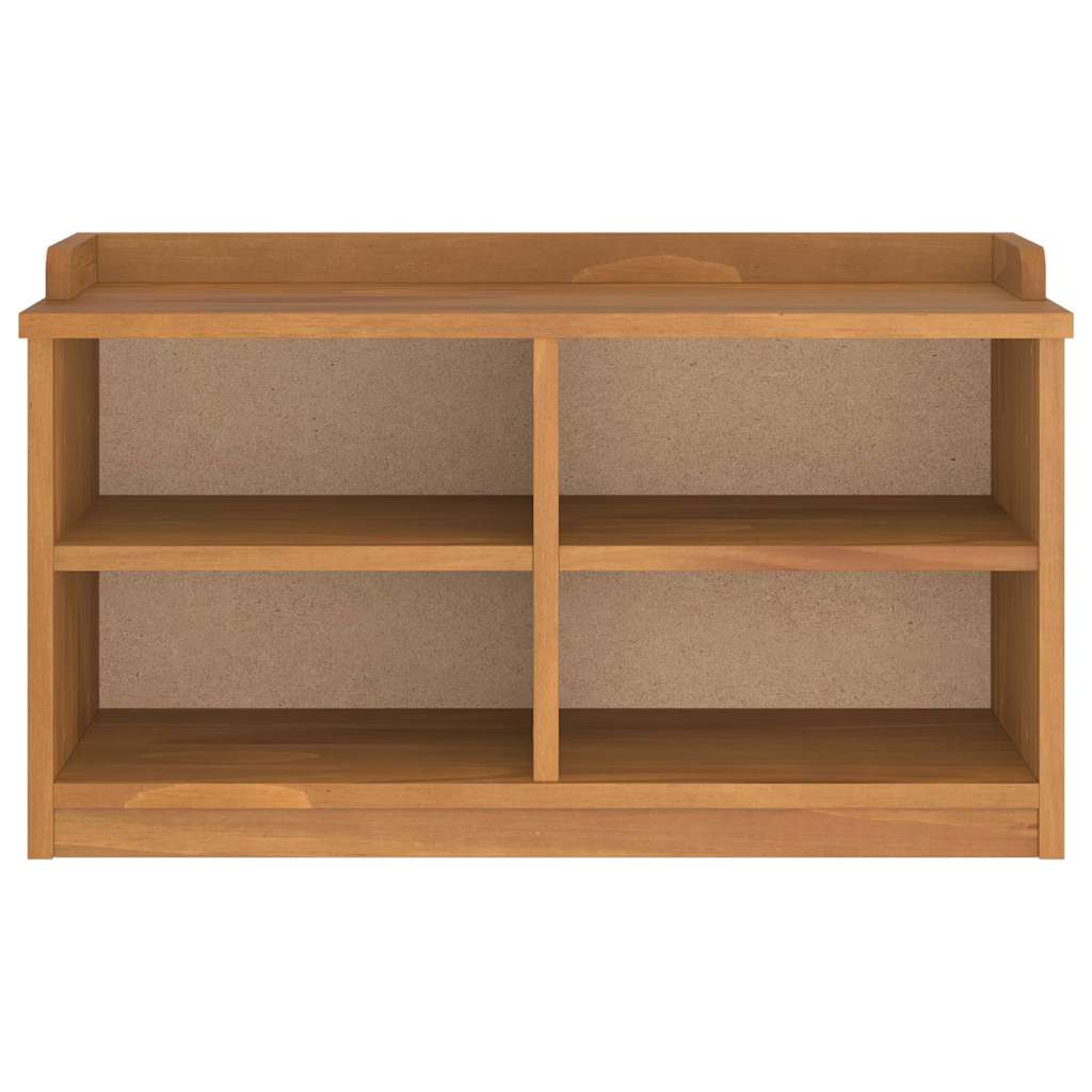 entrébænk SANDNES 87x40x50 cm massivt fyrretræ