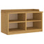 entrébænk SANDNES 87x40x50 cm massivt fyrretræ