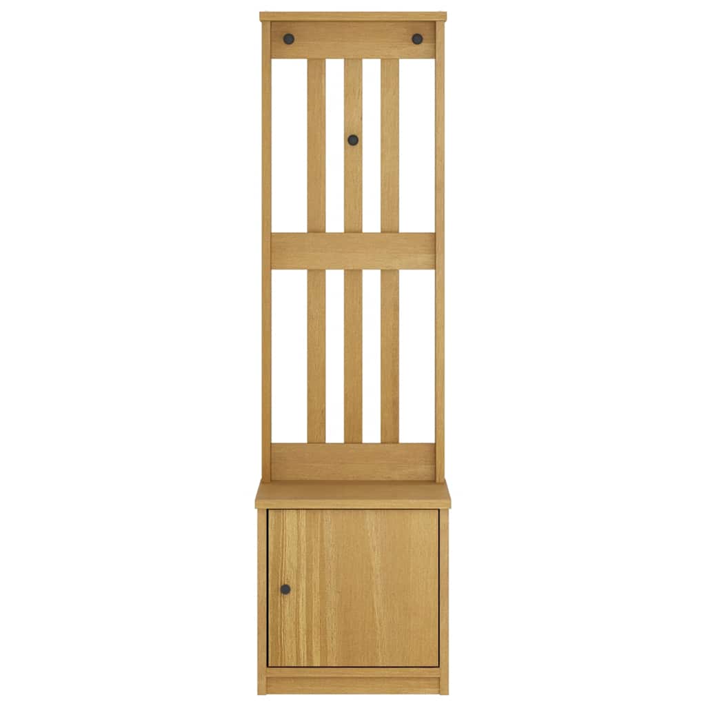 Hall træ SANDNES 45x40x159,5 cm massivt fyrretræ