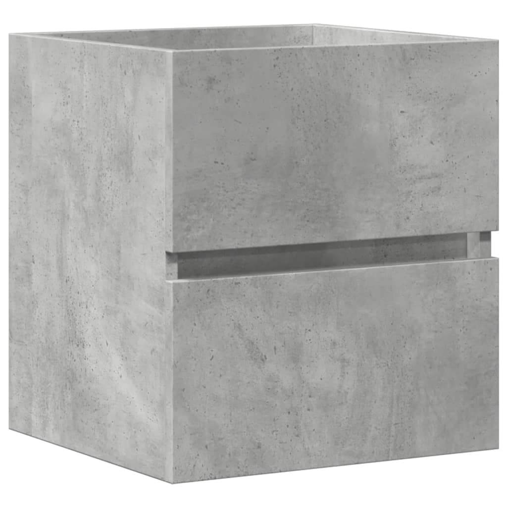 skab til håndvask 41x38,5x45 cm konstrueret træ betongrå