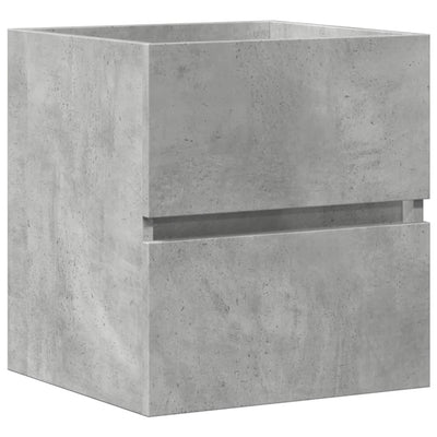 skab til håndvask 41x38,5x45 cm konstrueret træ betongrå