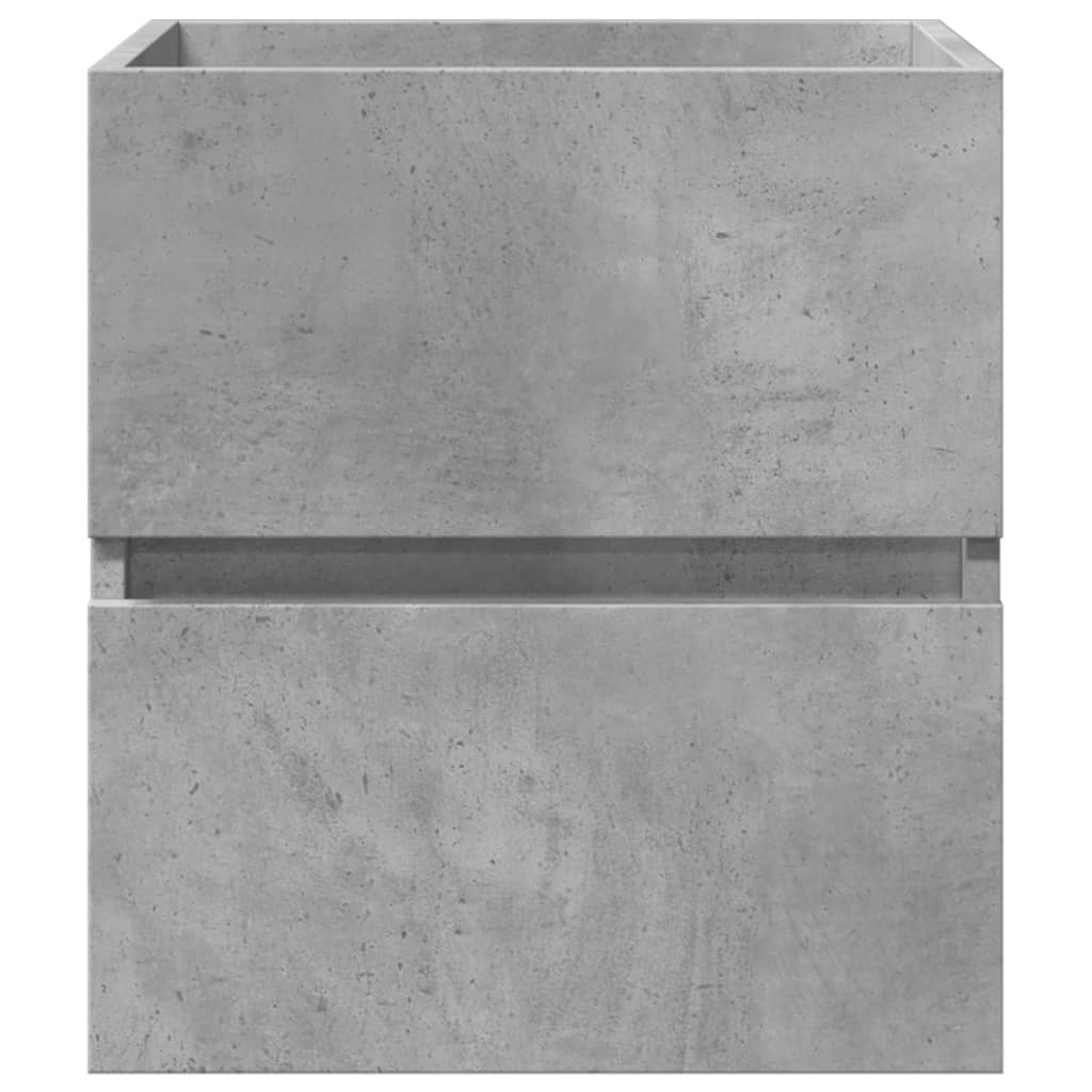 skab til håndvask 41x38,5x45 cm konstrueret træ betongrå