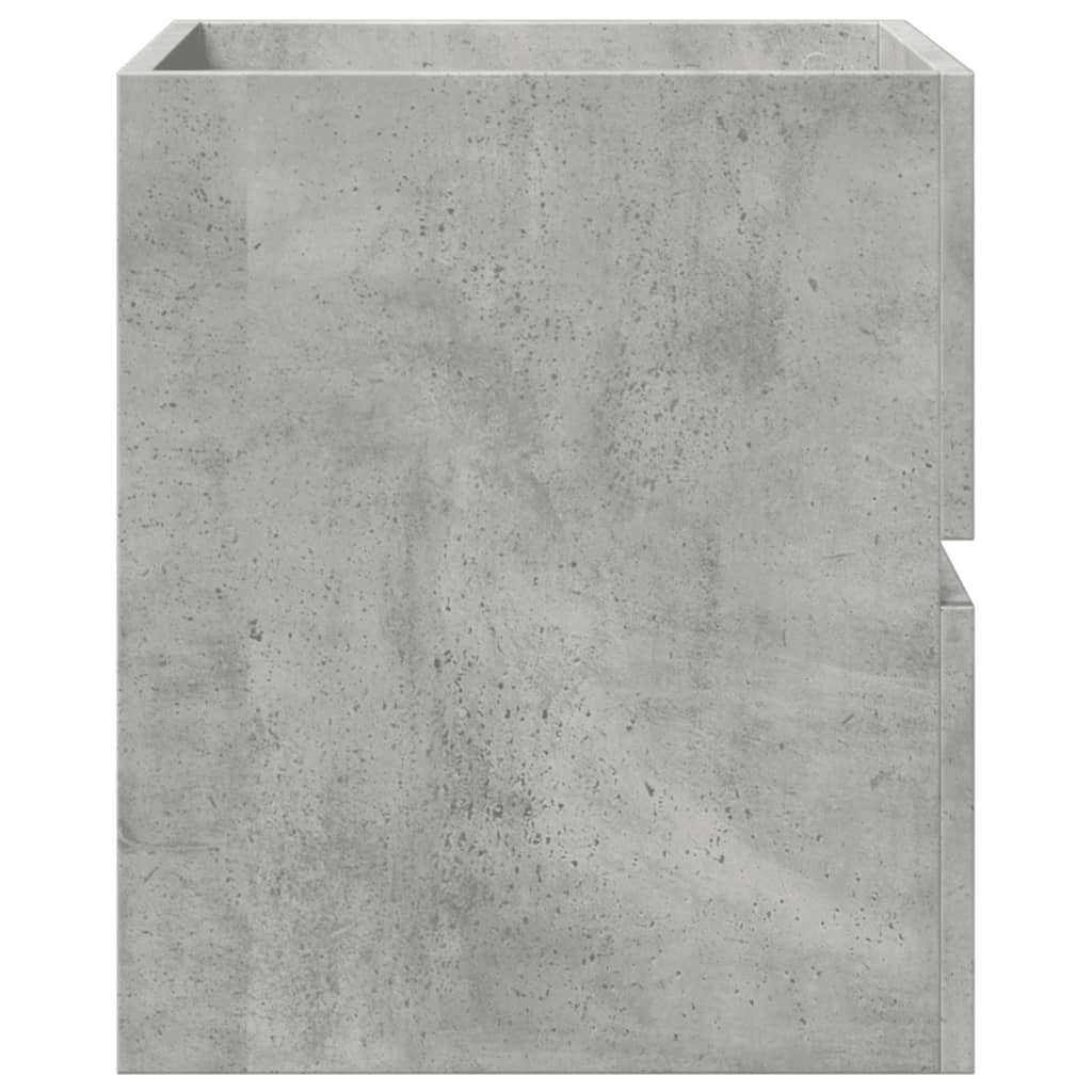skab til håndvask 41x38,5x45 cm konstrueret træ betongrå