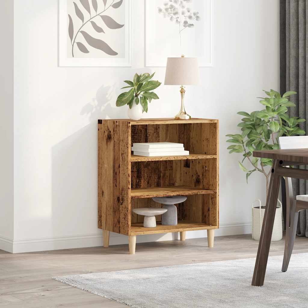 skænk 57x35x75 cm konstrueret træ antikt træ