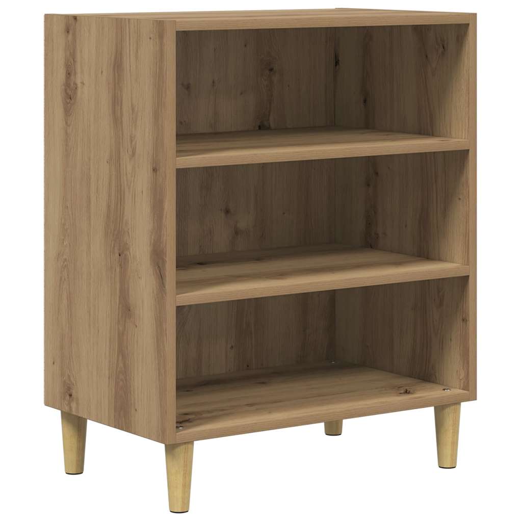 skænk 57x35x75 cm konstrueret træ kunsteg