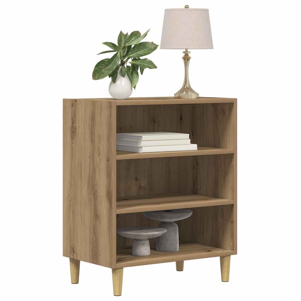 skænk 57x35x75 cm konstrueret træ kunsteg