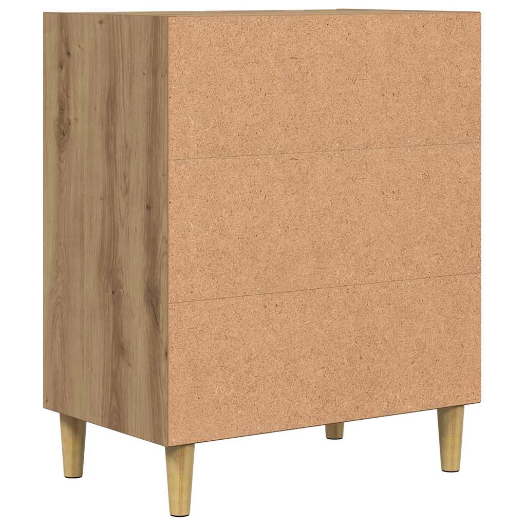 skænk 57x35x75 cm konstrueret træ kunsteg