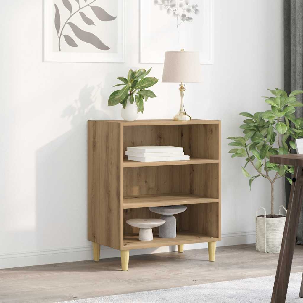 skænk 57x35x75 cm konstrueret træ kunsteg