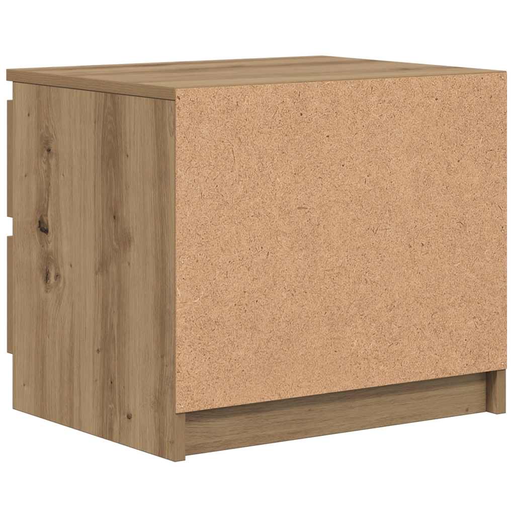 sengeborde 2 stk. 50x40x43,5 cm kunsteg