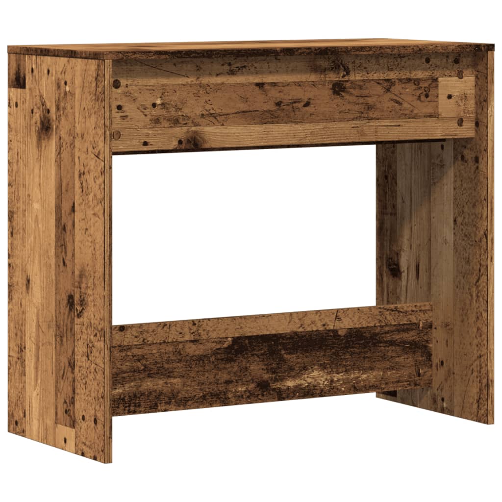 konsolbord 89x41x76,5 cm konstrueret træ antikt træ