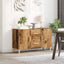 skænk 100x36x60 cm konstrueret træ gammelt træ-look