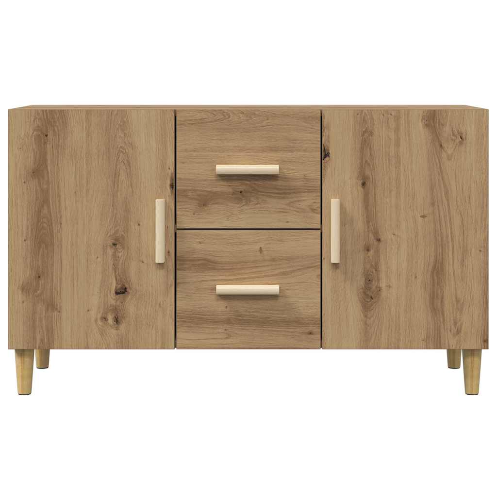 skænk 100x36x60 cm konstrueret træ kunsteg