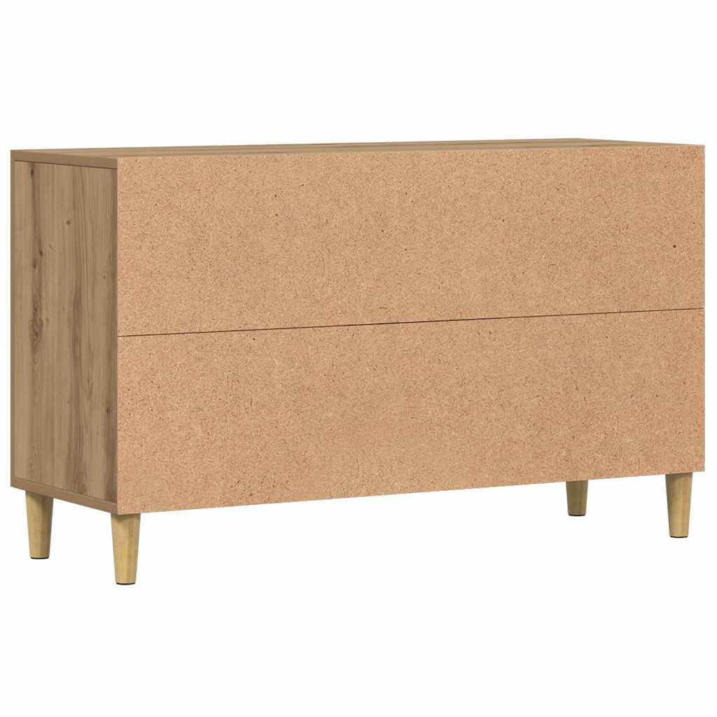 skænk 100x36x60 cm konstrueret træ kunsteg