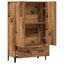 skab 70x31x115 cm konstrueret træ gammelt træ