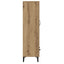 skab 70x31x115 cm konstrueret træ artisan egetræsfarve