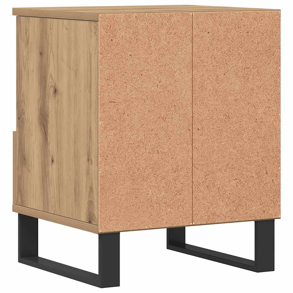 sengeborde 2 stk. 40x35x50 cm kunsteg
