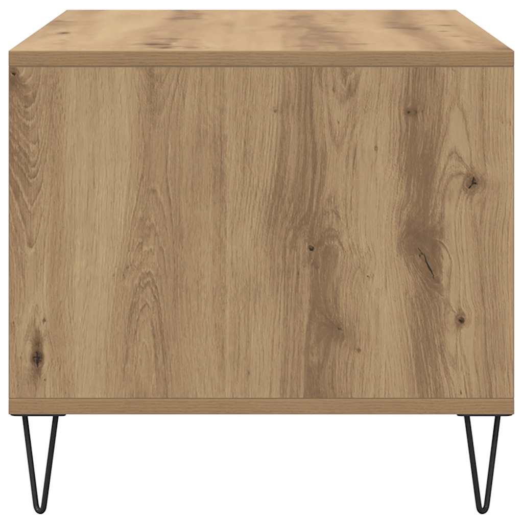 sofabord 90x49x45 cm konstrueret træ kunsteg