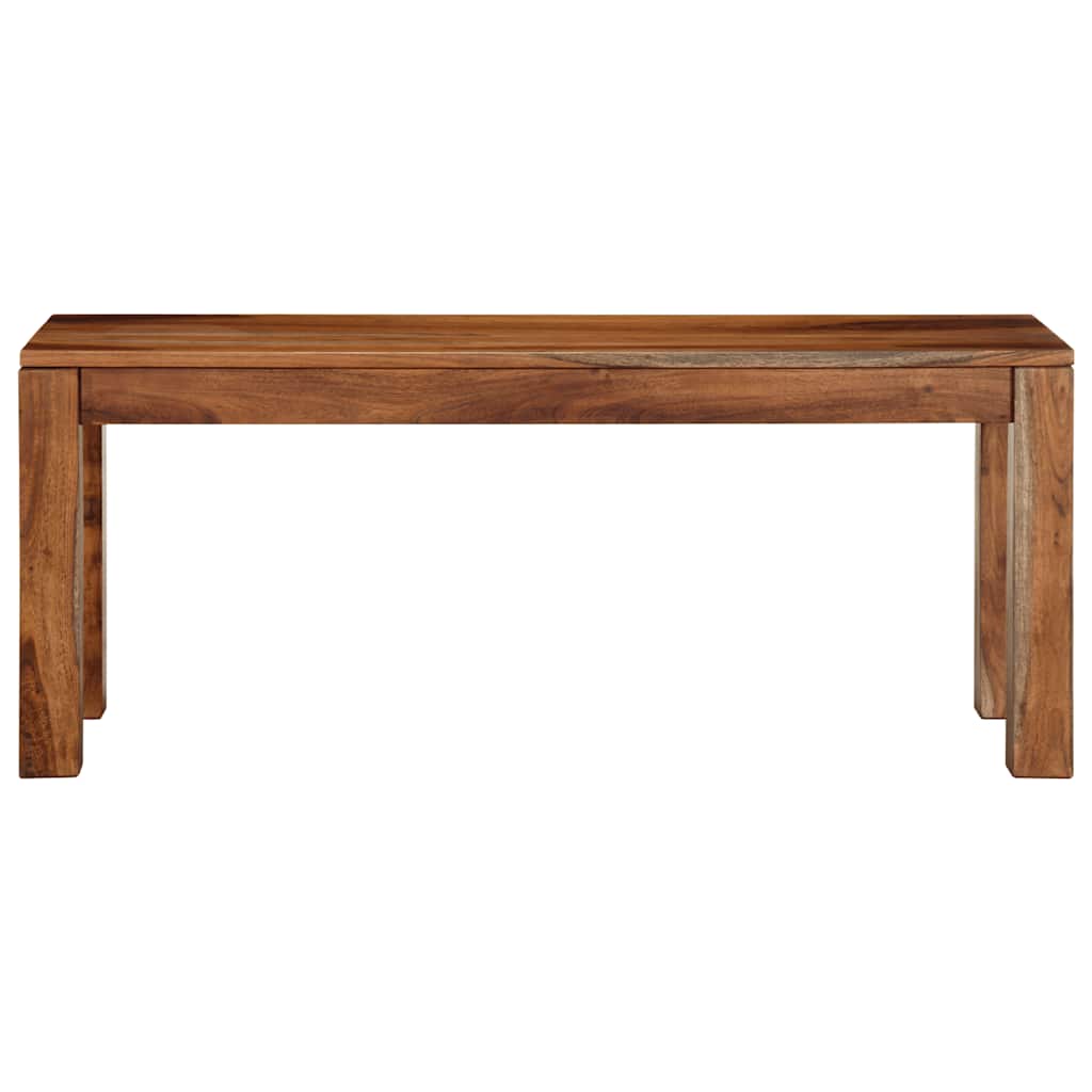 bænk 110 cm massivt akacietræ