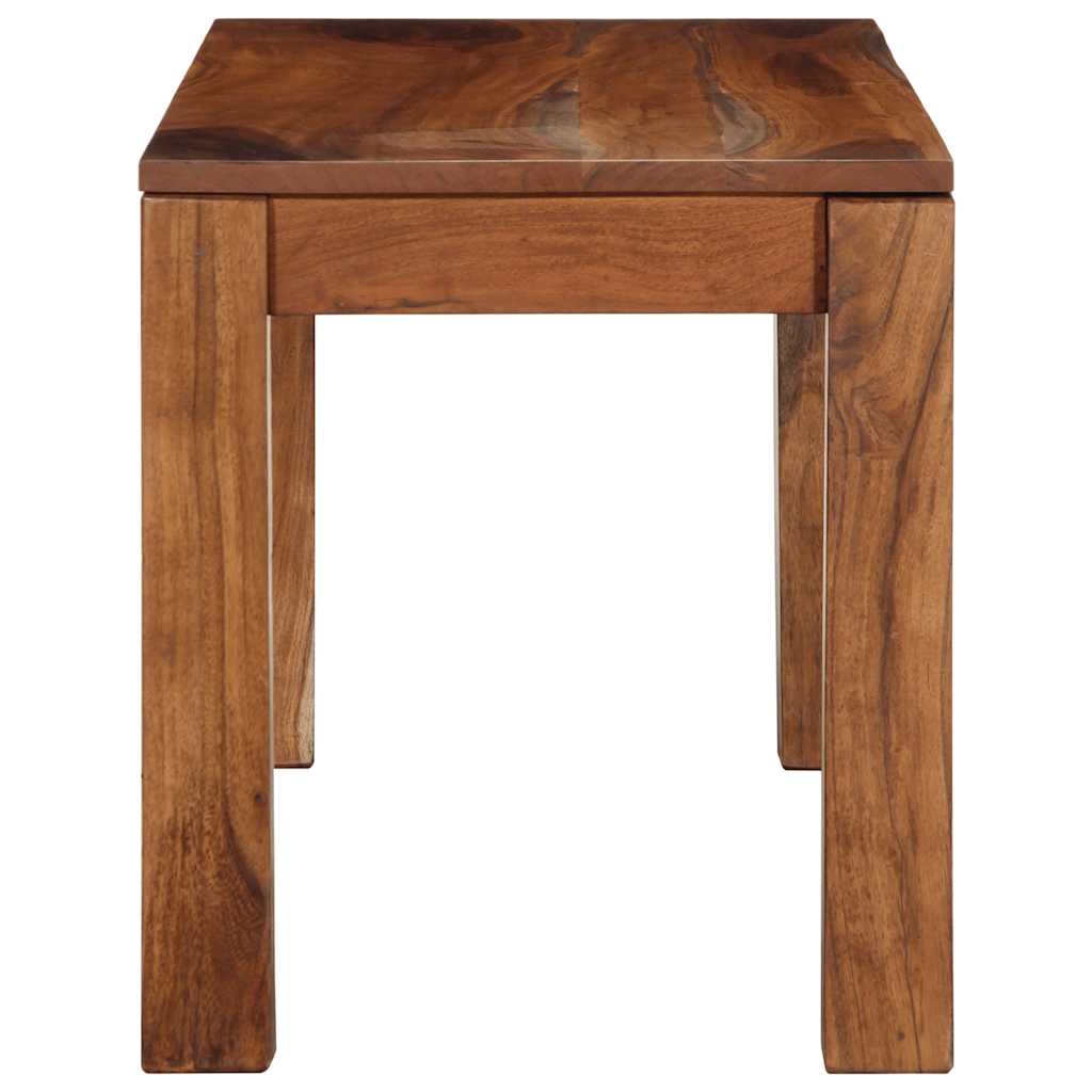 bænk 110 cm massivt akacietræ