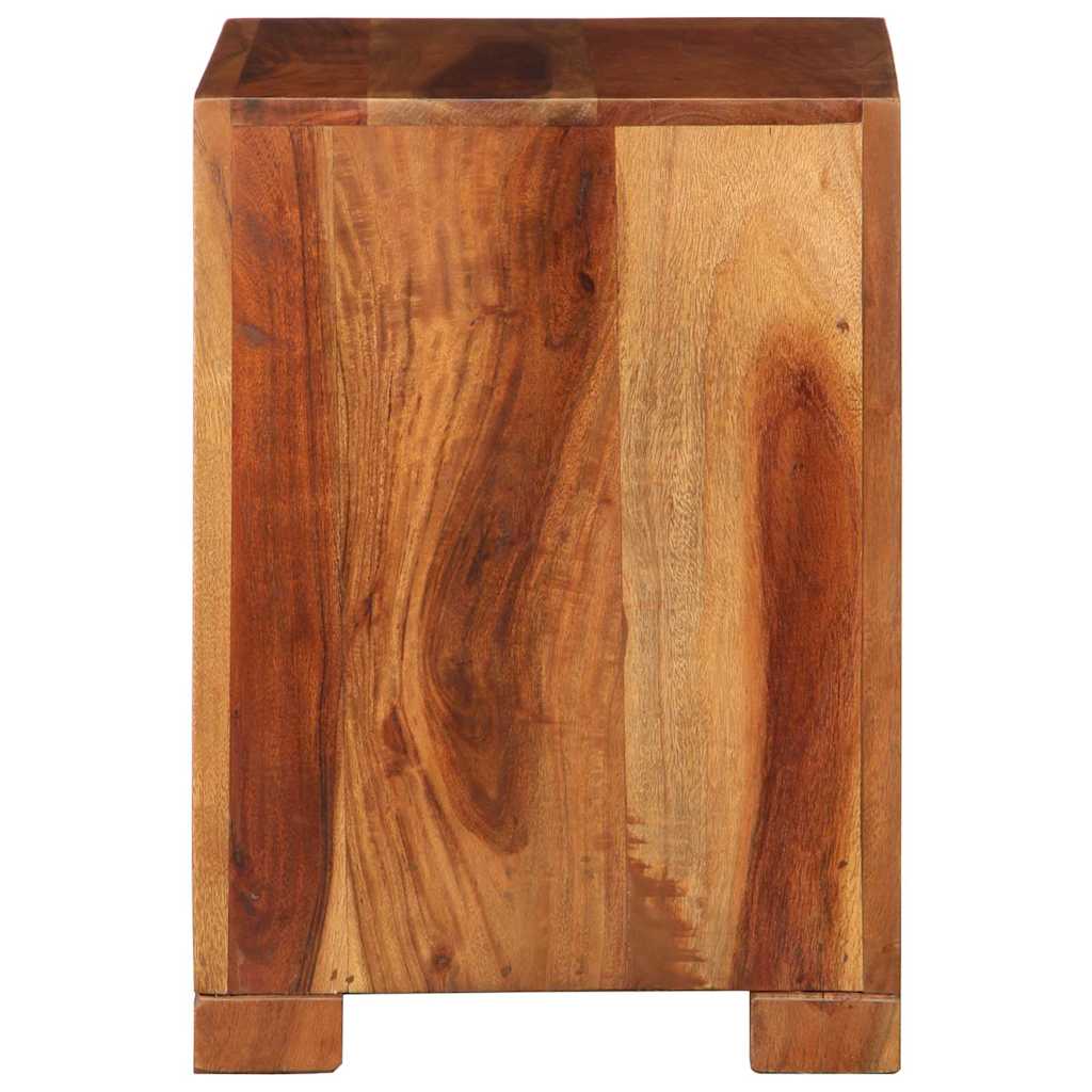 sidebord 37x29x40 cm massivt akacietræ