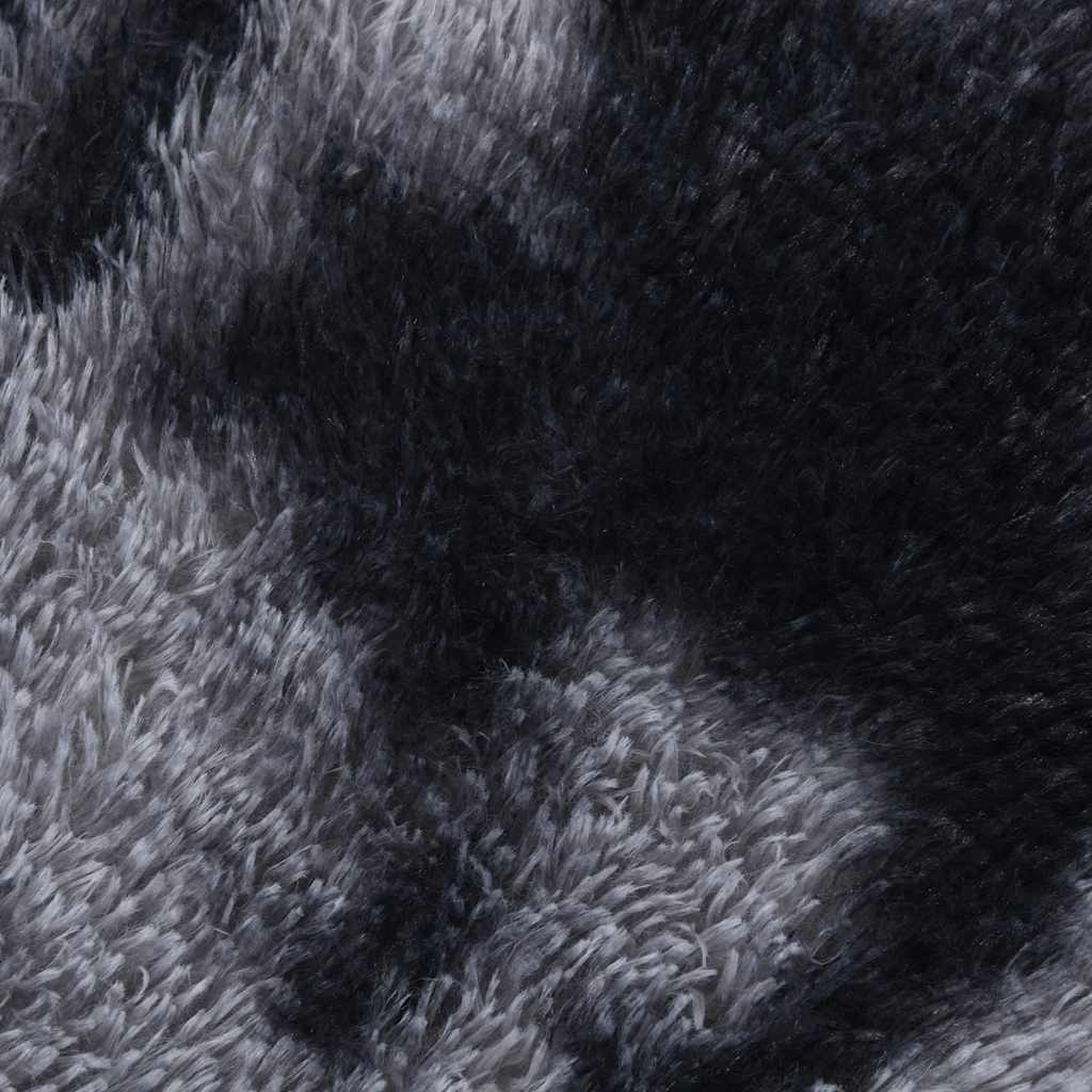 shaggy gulvtæppe NAVARRA 130x200 cm høje luv polyester mørkegrå