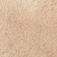 shaggy gulvtæppe NAVARRA 160x160 cm høje luv polyester beige