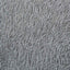 shaggy gulvtæppe NAVARRA 240x240 cm høje luv polyester lysegrå