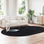 shaggy gulvtæppe NAVARRA 300x200 cm høje luv polyester sort